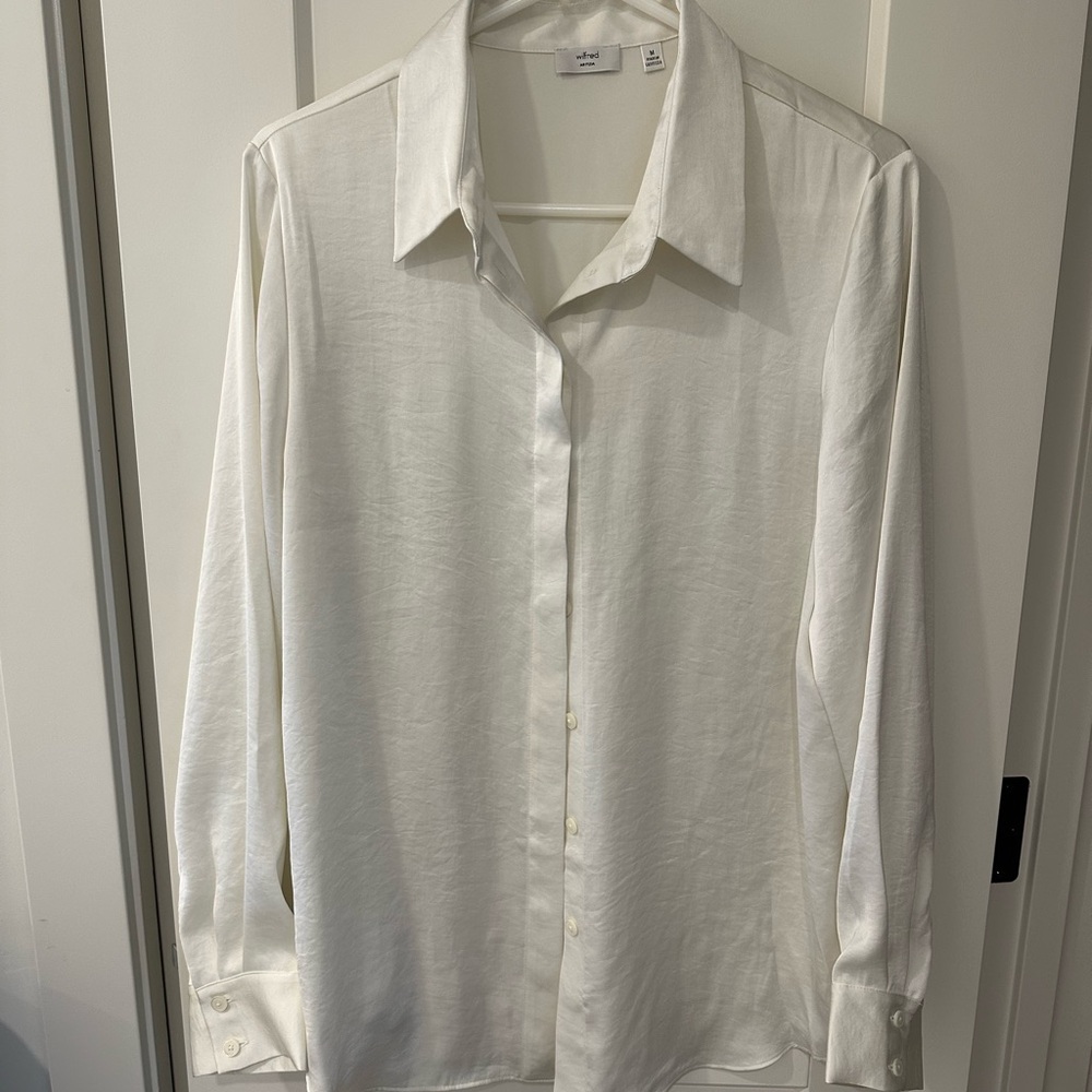 WILFRED BAKER SATIN SHIRT